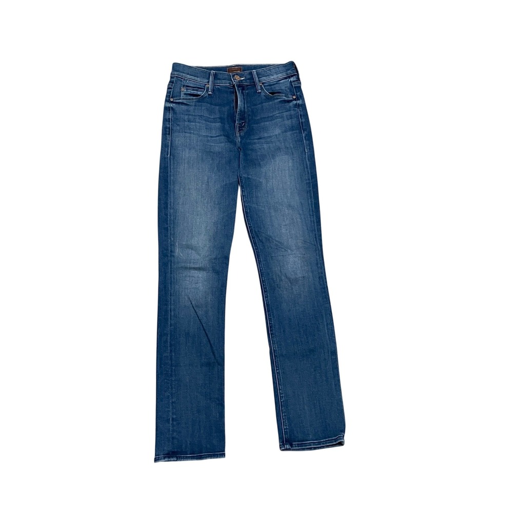 Mother Size 25 Mid Rise Dazzler Ankle Jeans Home Before Dawn Blue Slim Straight